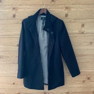 LE CHATEAU HOODED DRESS COAT SPRING JACKET FALL